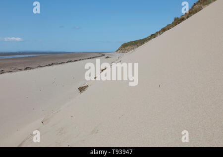 Saunton Sands, Devon, England, UK. Island of Lundy can be seen in the distance. Stock Photo