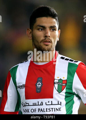 Chile Football League 1 Division  -  Campeonato Nacional AFP PlanVital 2019 /  ( Club Deportivo Palestino ) -  Lucas Giuliano Passerini Stock Photo