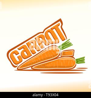 Vector logo for carrot Stock Vector