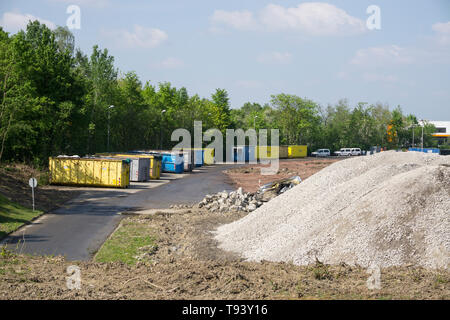 Work area, Zollpost, Kamen, North Rhine-Westphalia, Germany, Europe Stock Photo