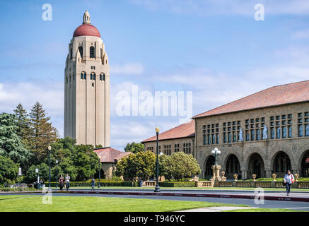 May 9, 2019 Palo Alto / CA / USA - Exterior view of the Main Quad at Stanford University Stock Photo