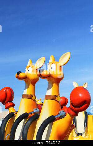 Kang'A Bounce amusement ride at Surfside Pier of Morey's Piers, Wildwood, New Jersey, USA Stock Photo