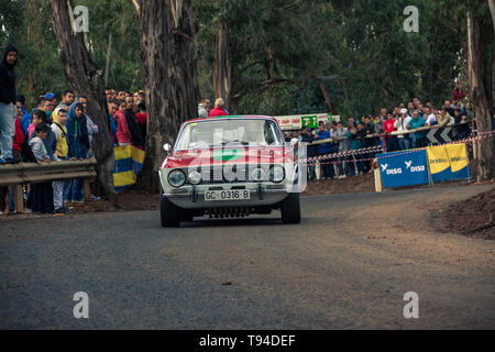 Rally Subida Moya, Gran Canaria, Spain Stock Photo