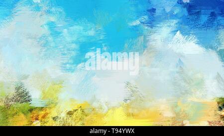 powder blue, pale turquoise and royal blue color brushed painting. use it  as background or texture Stock Photo - Alamy