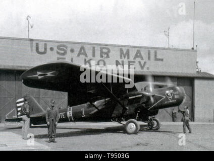In February 1934, President Roosevelt cancelled all air mail contracts owing to a scandal relating to the award of contracts, thus initiating the Airmail Emergency, where the Air Corps was tasked with carrying the mail until new contracts could be awarded. Stock Photo