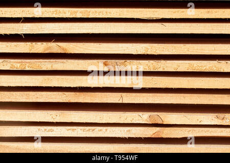 wood beams background with a clear tree structure Stock Photo
