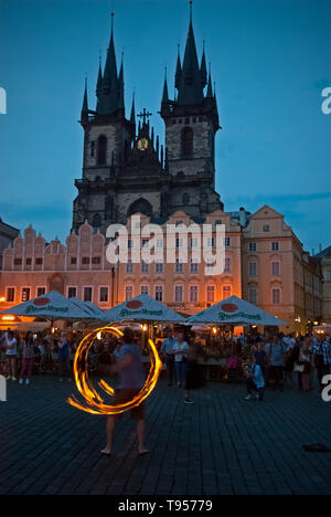 Church of Our Lady before Týn in Prague Stock Photo