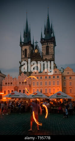 Church of Our Lady before Týn in Prague Stock Photo