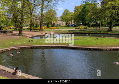 The Pavilion Gardens, Buxton,Town Centre, Peak District, National Park, Derbyshire, England, UK, GB Stock Photo