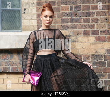 Lily Brown seen during the Mercedes Benz Fashion Week in Sydney Stock