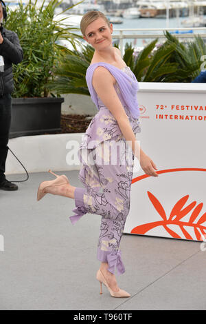 Cannes, France. 17th May, 2019. CANNES, FRANCE. May 17, 2019: Gayle Rankin at the photocall for the 'The Climb' at the 72nd Festival de Cannes. Picture Credit: Paul Smith/Alamy Live News Stock Photo