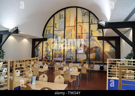 Restaurant at Buckfast Abbey in Devon, England, UK Stock Photo