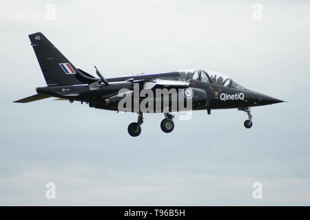 QinetiQ Alpha jet, Boscombe Down airfield Stock Photo
