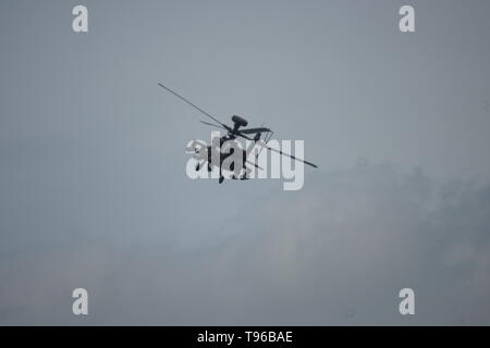 AH-64 Apache Helicopter Stock Photo