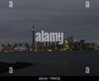 The downtown business skyline, Toronto, Canada. Stock Photo