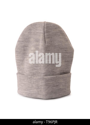 Grey hat isolated on white background Stock Photo