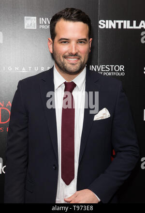 Guests attend premiere of crime drama about two of London's most notorious gangsters, Billy Hill and Jack 'Spot' Comer  Featuring: Ricky Rayment Where: London, United Kingdom When: 15 Apr 2019 Credit: Phil Lewis/WENN.com Stock Photo