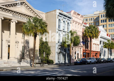 Downtown in Historic Charleston, South Carolina Stock Photo