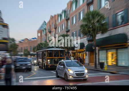 King Street, Charleston, South Carolina Stock Photo