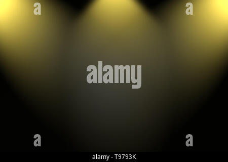 Magic abstract soft colors of shining yellow gradient studio background Stock Photo