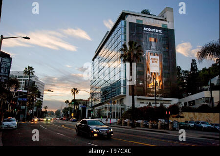 Andaz Hotel on the Sunset Strip, formerly the Continental Hyatt House Stock Photo