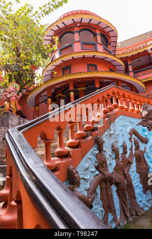 Main Building of Gupteshwar Mahadev Cave,Gupteshwor Mahadev Cave is dedicated to the god Shiva so it has religious significance for Hindu’s.iinside th Stock Photo