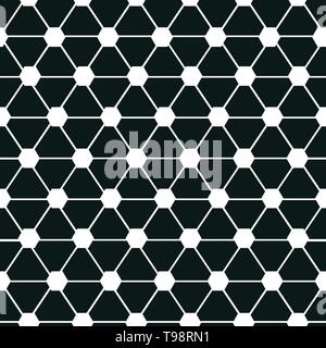 Seamless surface pattern design with quatrefoil figures. Oriental traditional ornament with Arepeated rounded shapes. Ancient mosaic wallpaper. Grid m Stock Vector