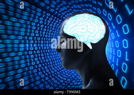 Human brain model. 3D rendering Stock Photo - Alamy