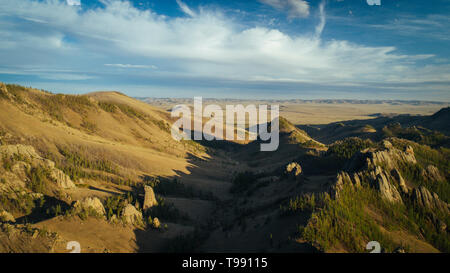 Mongolian Switzerland, Gobi Desert, Mongolia Stock Photo