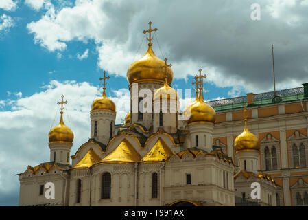 Annunciation Cathedral, Kremlin in Moscow, Russia Stock Photo