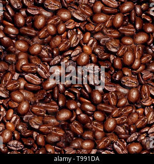 Coffee Beans Seamless Texture Tile Stock Photo