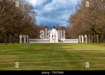 The Delville Wood South African National Memorial on The Somme, France Stock Photo