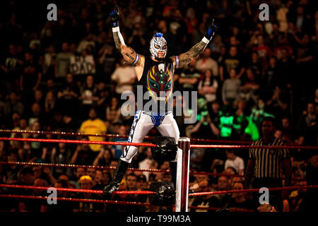 Rey Mysterio - WWE Monday Night Raw at 02 Arena, London on the 13th May 2019 Stock Photo