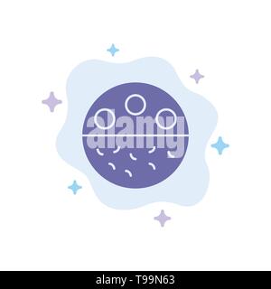 Bone, Calcium, Mineral, Skincare, Strength Blue Icon on Abstract Cloud Background Stock Vector