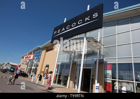 Glamorgan Vale Retail Park, Llantrisant Stock Photo