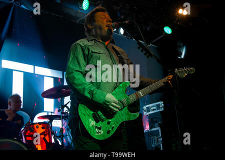 Stiff Little Fingers Live at the Glasgow Barrowland 16th March 2019 as part of their St Patricks Weekend shows Stock Photo