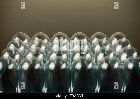 plastic material close up, texture background Stock Photo