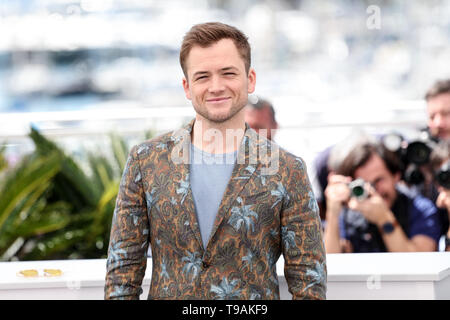 Cannes. 16th May, 2019. Taron Egerton on the ROCKETMAN Photocall during the 2019 Cannes Film Festival on May 16, 2019 at Palais des Festivals in Cannes, France. ( Credit: Lyvans Boolaky/Image Space/Media Punch)/Alamy Live News Stock Photo