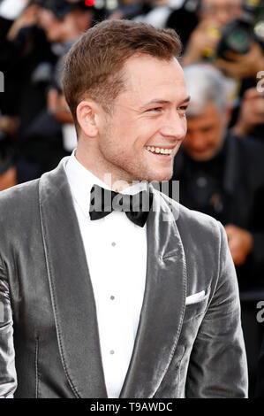 Taron Egerton attending the 'Rocketman' premiere during the 72nd Cannes Film Festival at the Palais des Festivals on May 16, 2019 in Cannes, France Stock Photo