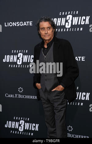 May 15, 2019 - Los Angeles, CA, USA - LOS ANGELES - MAY 15:  Ian McShane at the ''John Wick Chapter 3 Parabellum'' Los Angeles Premiere at the TCL Chinese Theater IMAX on May 15, 2019 in Los Angeles, CA (Credit Image: © Kay Blake/ZUMA Wire) Stock Photo