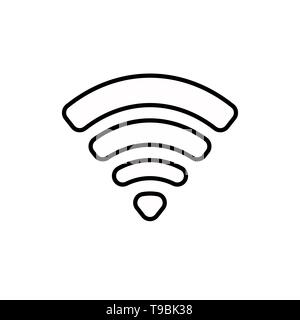 wifi icon vector, on white background editable eps10 Stock Vector