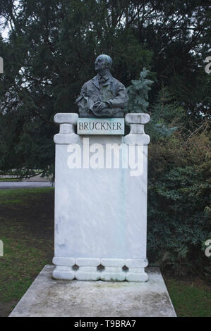 Josef Anton Bruckner 1824-1896 commemoration in a Vienna park Stock Photo