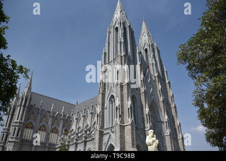 Cathedral of St. Joseph and St. Philomena, Mysore, Karnataka, India Stock Photo