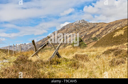 Impression of the Scottish Highlands and Loch Affric in Scotland