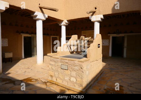 RIYADH, SAUDI ARABIA - DECEMBER 16, 2018: inside of the historical Al Masmak museum Stock Photo