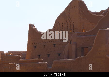 The old city of Diriyah, UNESCO World Heritage near Riyadh, Kingdom of Saudi Arabia Stock Photo