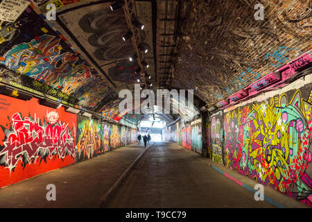 Leake Street Arches, Waterloo, Southwark, London, SE1, UK Stock Photo