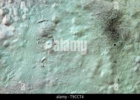 High resolution texture of colorful graffiti paint on conrete and brick walls in red blue purple and silver Stock Photo