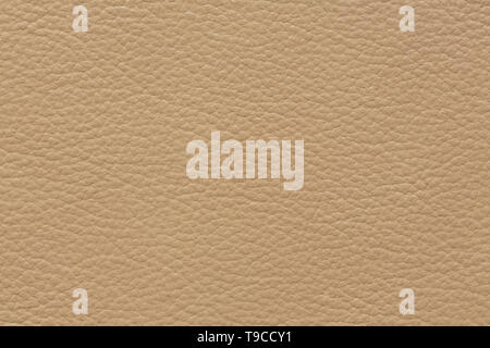 Classic leather texture in perfective beige colour. Stock Photo