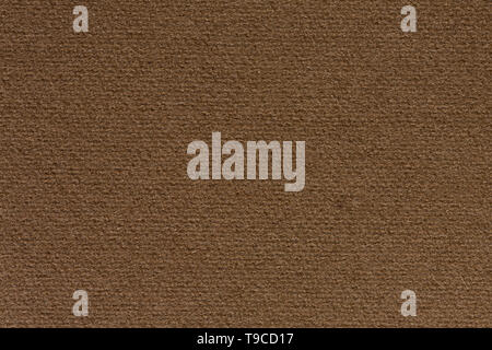 Fabric background in adorable chocolate colour close-up. Stock Photo